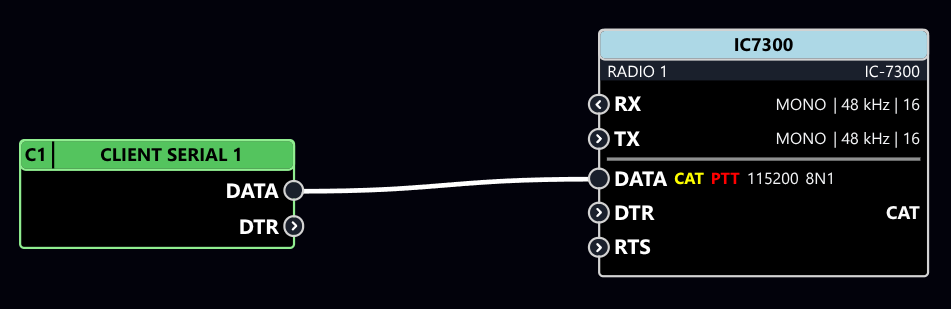 CONNECT CLIENT SERIAL NODE